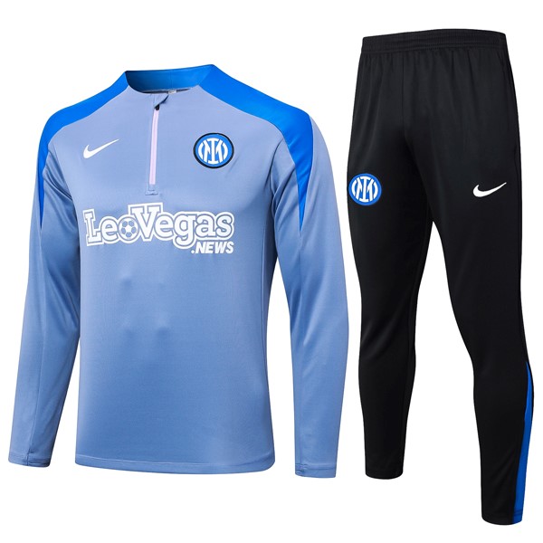 Sweatshirts Inter Milan 2024-2025 Grau Blau 3